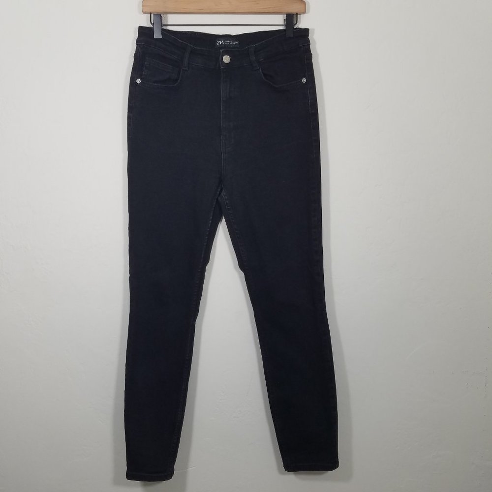 Zara High Rise Stretch Skinny Jeans Size 10